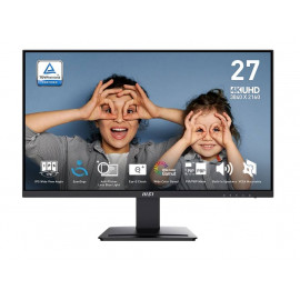 МОНИТОР 27" MSI PRO MP273U Black (IPS, 3840x2160, 60Hz, 4ms, 178°/178°, 300 cd/m², 1000:1, +2x HDMI 2.0, +DP 1.4a, +ММ)