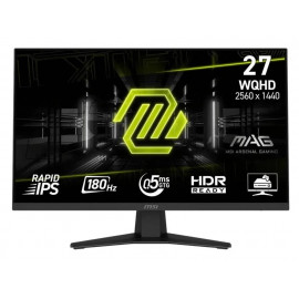 МОНИТОР 27" MSI MAG 274QF Black (IPS, 2560x1440, 180Hz, 0.5ms, 178°/178°, 250 cd/m², 1000:1, +2x HDMI 2.0, +DP 1.4a)