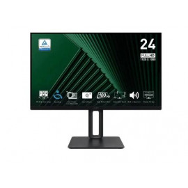 МОНИТОР 23.8" MSI PRO MP245PG Black с поворотом экрана (IPS, 1920x1080, 100Hz, 4ms, 178°/178°, 300 cd/m², 1300:1, +VGA)