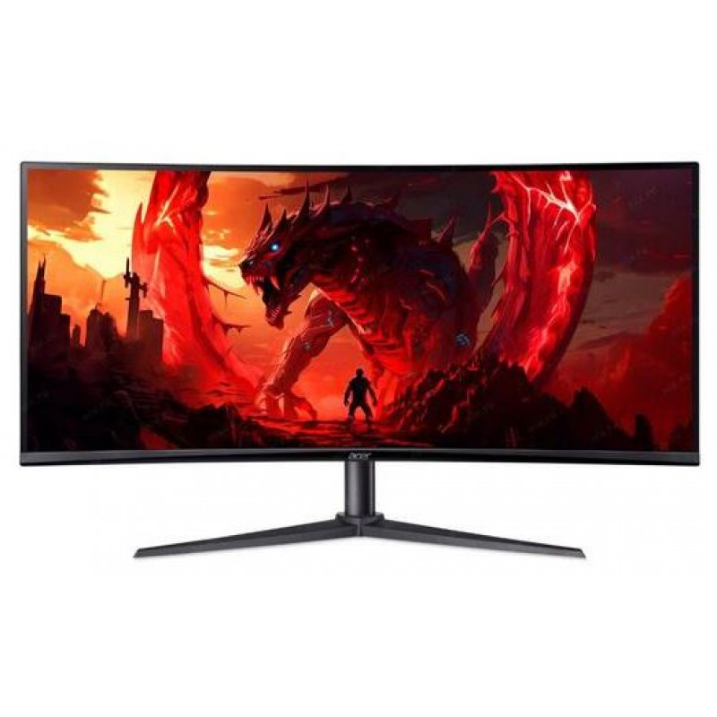 МОНИТОР 34" Acer Nitro (Б/У) XZ340CUHbiiphx Black (VA, изогнутый, 3440x1440, 100Hz, 1 ms, 178°/178°, 250 cd/m, 