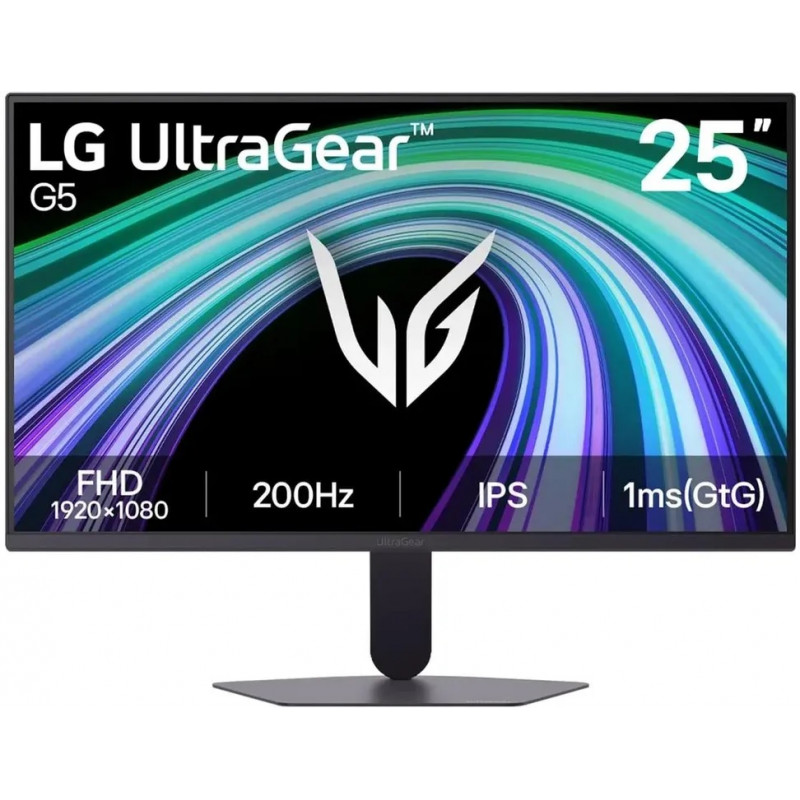 МОНИТОР 24.4" LG 25G523B-B Black (IPS, 1920x1080, 200Hz, 1 ms, 178°/178°, 300 cd/m, 1000:1, +2xHDMI 2.0 ,+ DP 1.4 )