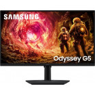 МОНИТОР 27" Samsung Odyssey G5 LS27FG502EIXCI Black с поворотом экрана (IPS, 2560x1440, 180Hz, 1 ms, 178°/178°)