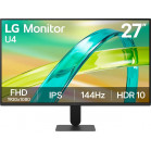 МОНИТОР 27" LG 27U411A-B Black (IPS,1920 x1080, 120Hz, 5 ms, 178°/178°, 250 cd/m, 1500:1, +HDMI 2.0, +D-Sub)
