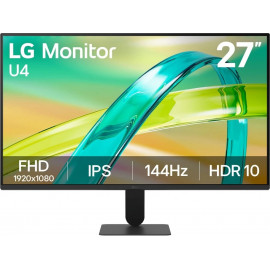 МОНИТОР 27" LG 27U411A-B Black (IPS,1920 x1080, 120Hz, 5 ms, 178°/178°, 250 cd/m, 1500:1, +HDMI 2.0, +D-Sub)