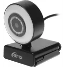 Камера Web Ritmix RVC-250 черный 5Mpix (2592x1944) USB2.0 с микрофоном