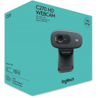 Камера Web Logitech HD Webcam C270 черный 0.9Mpix (1280x720) USB2.0 с микрофоном (960-001063/960-000584)