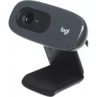 Камера Web Logitech HD Webcam C270 черный 0.9Mpix (1280x720) USB2.0 с микрофоном (960-000999)