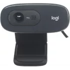 Камера Web Logitech HD Webcam C270 черный 0.9Mpix (1280x720) USB2.0 с микрофоном (960-000999)