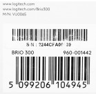 Камера Web Logitech HD Webcam Brio 300 белый 2Mpix (1920x1080) USB Type-C с микрофоном (960-001442)