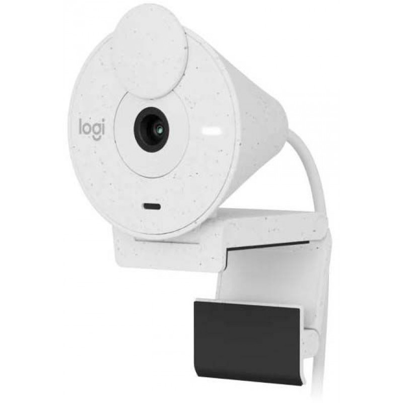 Камера Web Logitech HD Webcam Brio 300 белый 2Mpix (1920x1080) USB Type-C с микрофоном (960-001442)