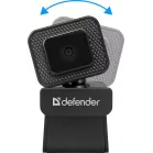 Камера Web Defender G-Lens 2596 черный 12Mpix (3840x2160) USB2.0 с микрофоном для ноутбука (63196)