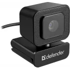 Камера Web Defender G-Lens 2596 черный 12Mpix (3840x2160) USB2.0 с микрофоном для ноутбука (63196)