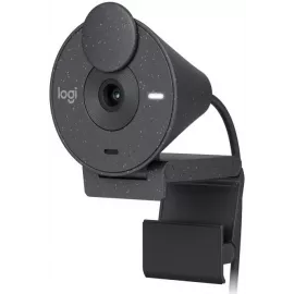 Камера Web Logitech HD Webcam Brio 300 графитовый 2Mpix (1920x1080) USB Type-C с микрофоном (960-001437)