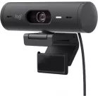 Камера Web Logitech HD Webcam Brio 500 черный 4Mpix (1920x1080) USB Type-C с микрофоном (960-001423)