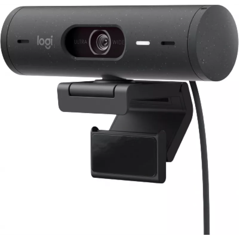 Камера Web Logitech HD Webcam Brio 500 черный 4Mpix (1920x1080) USB Type-C с микрофоном (960-001423)