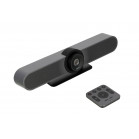 Logitech Веб-камера MeetUp, Ultra HD 4K, 3840 х 2160, 30 кад/сек, 8 Мп, 120°, шумоподавление, USB 3.0, кабель 5м, черный