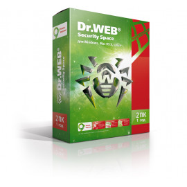 Программное Обеспечение DR.Web Security Space КЗ 2 ПК/1 год (BHW-B-12M-2-A3)