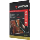 Фотобумага Lomond 1101111 A4/195г/м2/20л./тепло-белый супер глянец для струйной печати