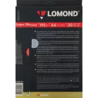 Фотобумага Lomond 1101111 A4/195г/м2/20л./тепло-белый супер глянец для струйной печати