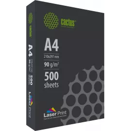 Бумага Cactus CS-LPA490500 A4 марка A/90г/м2/500л./белый CIE170% для лазерной печати