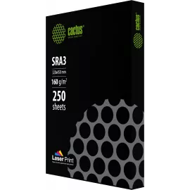Бумага Cactus CS-LPSRA3160250 SRA3 марка A/160г/м2/250л./белый CIE170% для лазерной печати