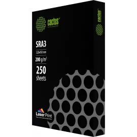 Бумага Cactus CS-LPSRA3200250 SRA3 марка A/200г/м2/250л./белый CIE170% для лазерной печати