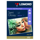 Бумага Lomond 1101305 A4/170г/м2/20л./белый полуглянцевое для струйной печати