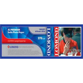 Бумага Lomond XL Premium Satin Photo Paper 1201071/270г/м2/белый атласно-глянцевое для струйной печати