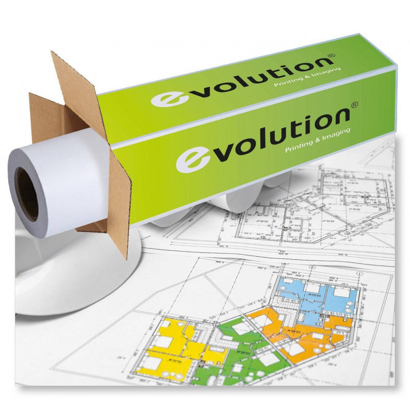 Бумага EVOLUTION  Premium Coated Paper 90gr 1.010х150м 3" PW  втулка 3" / 76мм  (ex.450L70023)