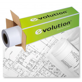 Бумага EVOLUTION  Inkjet DRAFT Paper 80gr A1+ 0.914х50м  втулка 2" / 50,8мм  (ex.450L90001M) кратн. 6