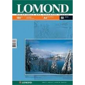 Фотобумага LOMOND Односторонняя Матовая, 180г/м2, A6 (10X15см) 600л. для струйной печати (технол.уп).