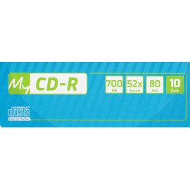 Диск CD-R MyMedia 700Mb 52x Pack wrap (10шт) (69204)