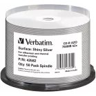 Диск CD-R Verbatim 700Mb 52x Cake Box (50шт) Printable (43582)