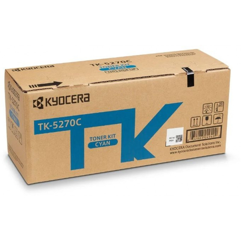 Картридж лазерный Kyocera TK-5270C 1T02TVCNL0 голубой (6000стр.) для Kyocera M6230cidn/M6630cidn/P6230cdn