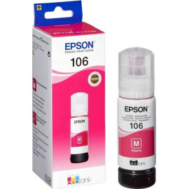 Картридж струйный Epson 106M C13T00R340 пурпурный (1900стр.) (70мл) для Epson L7160/7180
