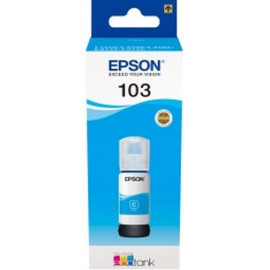 Картридж струйный Epson 103C C13T00S24A голубой (7500стр.) (65мл) для Epson L3100/3110/3150
