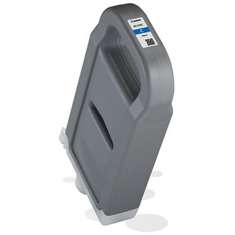 Картридж струйный Canon PFI-710 C 2355C001 голубой (700мл) для Canon TX-2000/3000/4000