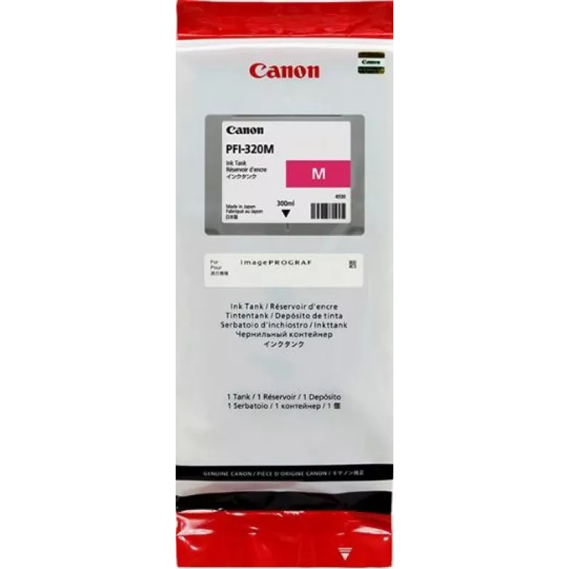 Картридж струйный Canon PFI-320M 2892C001 пурпурный (300мл) для Canon imagePROGRAF TM-200/205