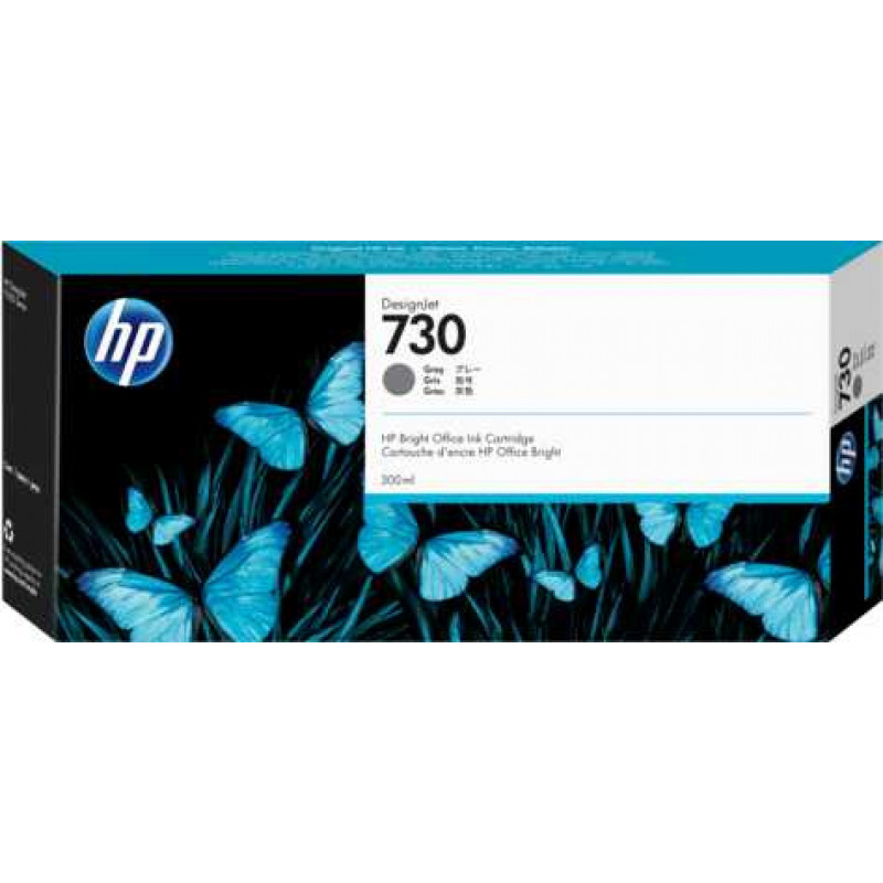 Картридж струйный HP 730 P2V72A серый (300мл) для HP DJ T1700 Картридж струйный HP 730 P2V72A серый (300мл) для HP DJ T1700