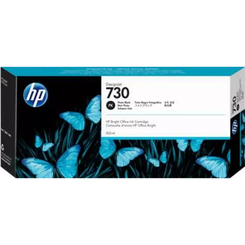 Картридж струйный HP 730 P2V73A фото черный (300мл) для HP DJ T1700