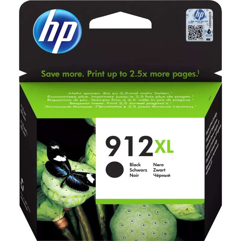 Картридж струйный HP 912XL 3YL84AE черный (825стр.) для HP OfficeJet 801x/802x