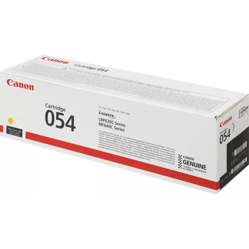 Картридж лазерный Canon 054Y 3021C002/003 желтый бар.в компл. (1200стр.) для Canon MF645Cx/MF643Cdw/MF641Cw/LBP623Cdw/621Cw