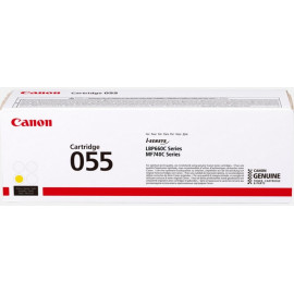 Картридж лазерный Canon 055Y 3013C002 желтый (2100стр.) для Canon LBP663Cdw/LBP664Cx/MF746Cx/MF742Cdw/MF744Cdw