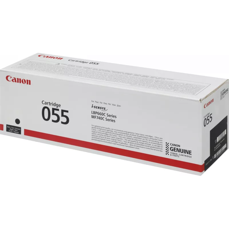Картридж лазерный Canon 055BK 3016C002 черный бар.в компл. (2300стр.) для Canon LBP663Cdw/LBP664Cx/MF746Cx/MF742Cdw/MF744Cdw