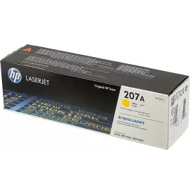 Картридж лазерный HP 207A W2212A желтый бар.в компл. (1250стр.) для HP M255/MFP M282/M283
