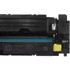 Картридж лазерный HP 207A W2212A желтый бар.в компл. (1250стр.) для HP M255/MFP M282/M283