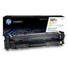 Картридж лазерный HP 207X W2212X желтый бар.в компл. (2450стр.) для HP M255/MFP M282/M283