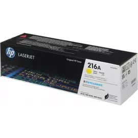 Картридж лазерный HP 216A W2412A желтый бар.в компл. (850стр.) для HP MFP M182/ M183