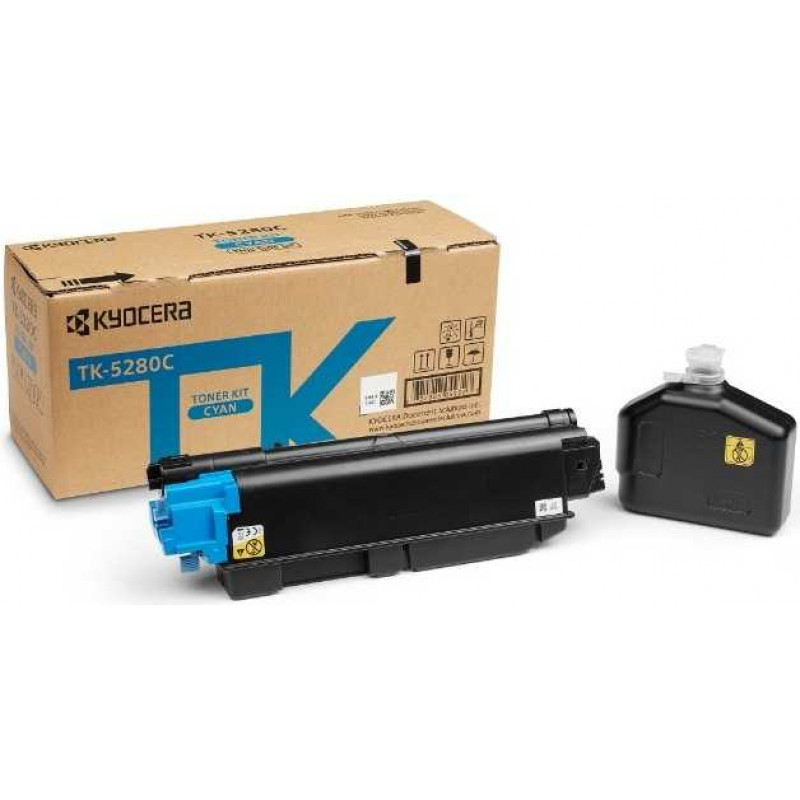 Картридж лазерный Kyocera TK-5280C 1T02TWCNL0 синий (11000стр.) для Kyocera Ecosys P6235cdn/M6235cidn/M6635cidn