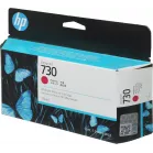 Картридж струйный HP 730 P2V63A пурпурный (130мл) для HP DJ T1700
